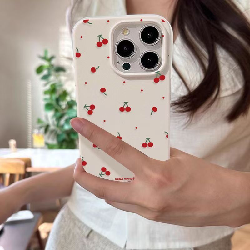 Samsung Galaxy A55 - Coque de téléphone à motif cerise