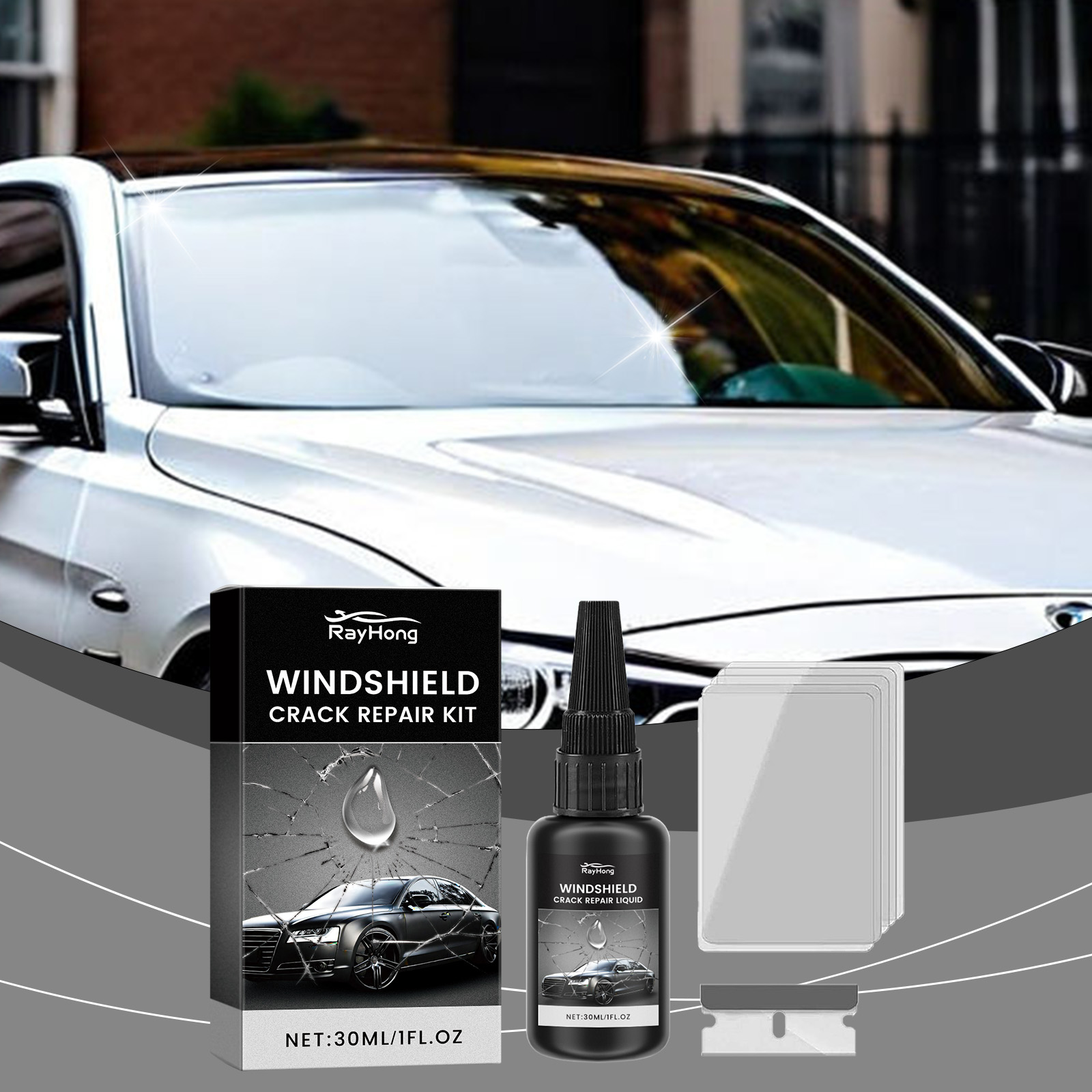 Colle de réparation pour pare- - Liquid Uv Glue Kit avis et prix